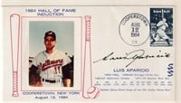 Luis Aparicio autographed cover/cache from