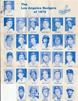 Bill Buckner Autograph on Los Angeles Dodgers of