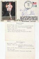 Ron Dibble & Norm Charlton autographs on a World