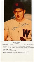 Spec Shea autograph on 4x6 photo