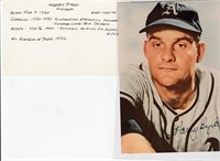 Harry Byrd autograph on 4x6 photo