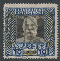 AUSTRIA #127 USED FINE-VF