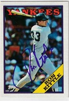 Ron Kittle autograph on Topps 1988 No. 259