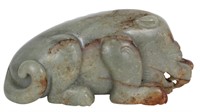 Chinese Jade Carved Mythical Beast