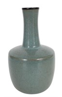 Chinese Celadon Porcelain Mallet-Form Vase