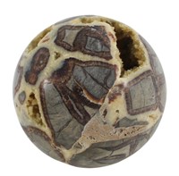 Septarian Dragon Stone Calcite Sphere
