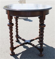 Continental Baroque Style Walnut Center Table
