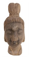Chinese Stone Head of Guanyin