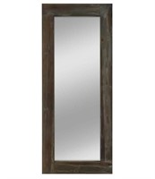 NEUTYPE 58 in. x 24 in. Rustic Wood Framed Mirror