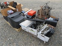 (2) Pallets of Assorted Electrical & Wagon