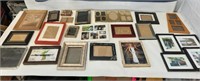 20 miscellaneous picture frames