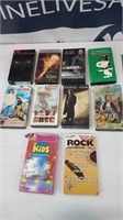 10 miscellaneous VHS movies