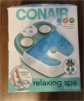 Conair relaxing spa foot bath, raised toilet seat