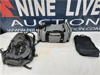 Two Backpacks and A Duffel Bag