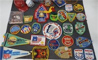 Boy scout patches approx 30 pieces