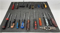 Assortment Of Screwdrivers And Nut Drivers