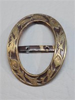 Antique Art Nouveau Gilt Metal Buckle