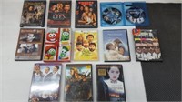 12 miscellaneous dvd's