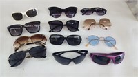 12 pairs womans sunglasses