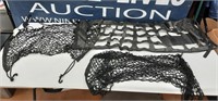 2 car cargo nets and one pickup truck tailgate net