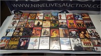 40 miscellaneous DVDs