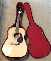 P729 Cortez 6 String Acoustic Guitar W/Case