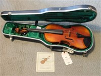 P729 Roman Teller Model 66/230 Violin 1970 W/  COA