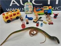 assortment of children's toys