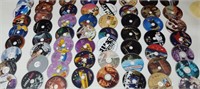 approximately 55 DVD movies no cases