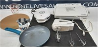 Assortment of Kitchen Appliances and Utensils.  fo