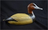 Signed D, Betts DUCK DECOY - Vintage Canvasback