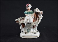 Early Staffordshire Girl Riding a Ram