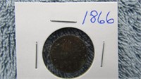 1866 INDIAN HEAD PENNY