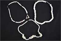 Costume Jewelry Puka Beads and Coral