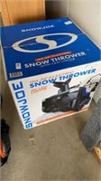 SnowJoe 15A 22” electric snow thrower with LED