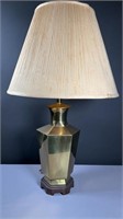 Brass Asian style lamp