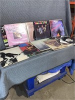 Qty of records, Billy Idol, Bruce Springsteen,