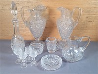 Waterford and cut glass lot