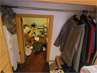 Contents of closet and alcove
