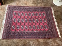 Small hand knotted rug