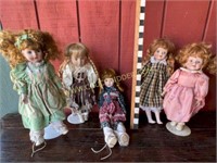 Heritage Mint & other porcelain dolls