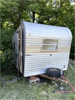 Camper(storage), parts only(No Title) and contents