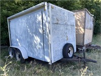 Box & flatbed trailer, parts only(No Titles)