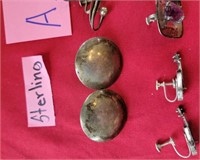 M - MIXED LOT OF STERLING SILVER EARRINGS (A17)
