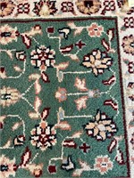 M - GREEN AREA RUG 54X31" (L56)