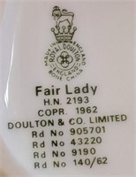 M - ROYAL DOULTON "FAIR LADY" FIGURINE (L72)