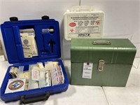First Aid Kit, Bloodborne Pathogen Clean-Up Kit,
