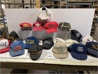 Assorted Hats; Denver Broncos, Vintage LA Rams,