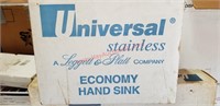 UNIVERSAL STAINLESS HAND SINK