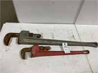 2 Pipe Wrenches; Ridgid 36 " & Heavy Duty 24 "